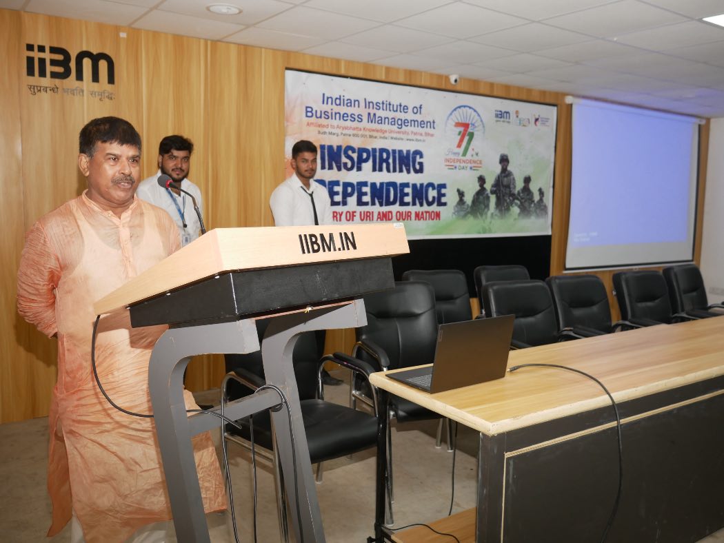 IIBM Celebrates Independence Day 2024 with Patriotism and Community Spirit